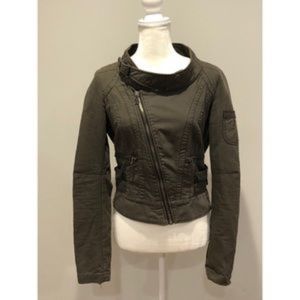 Diesel military green jacket